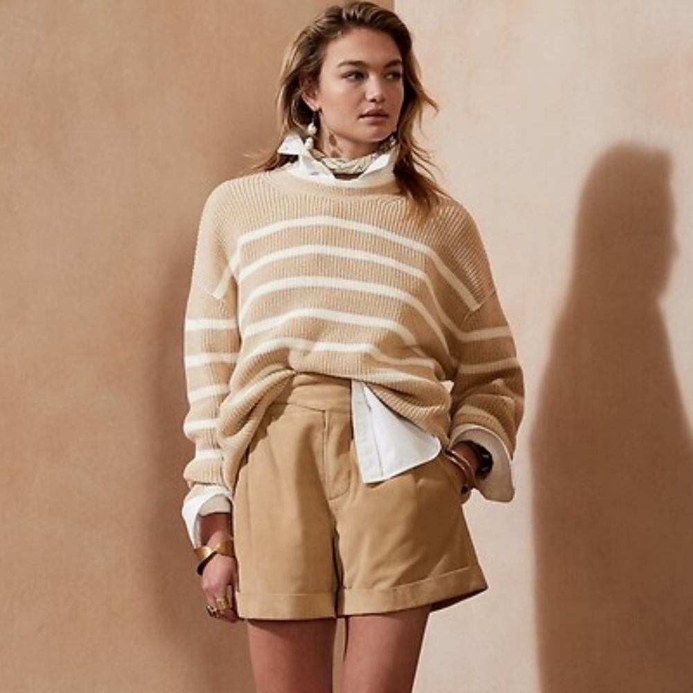 Banana Republic Oversized 100% Cotton Mariner Sweater